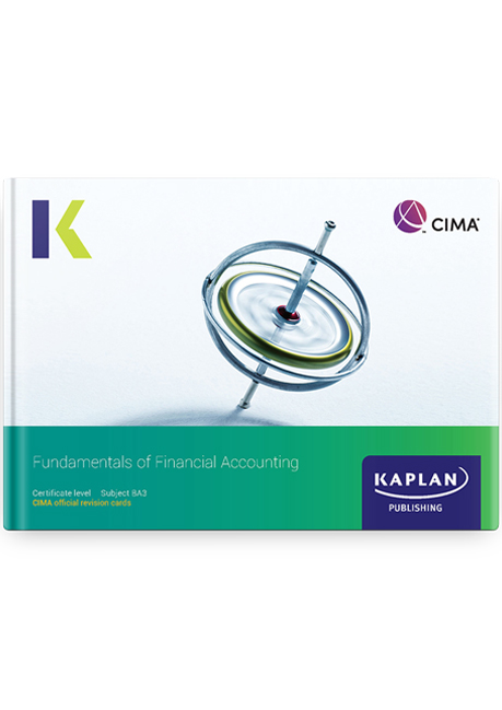 CIMA BA3 Fundamentals of Financial Accounting Revision Cards 2025