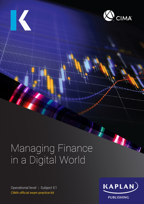 CIMA (eBook) Managing Finance in a Digital World E1 Exam Practice Kit 2025