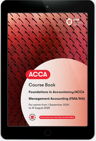 Management Accounting FIA (MA/FMA) Coursebook 2024 - 2025 (eBook)