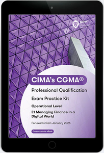 [9781035518319] CIMA Managing Finance in a Digital World E1 Exam Kit 2025