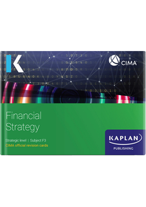 [9781839968013] CIMA Financial Strategy F3 Revision Cards 2025