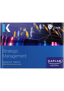 [9781839967993] CIMA Strategic Management E3 Revision Cards 2025