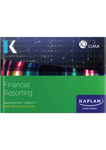 [9781839967955] CIMA Financial Reporting F1 Revision Cards 2025