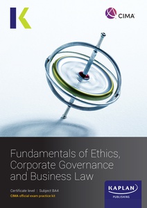 [9781839968266 (ebook)] CIMA (eBook) Fundamentals of Ethics, Governance and Law Exam Practice Kit (BA4)  2025