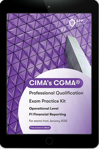 [9781035518838  (ebook)] F1 CIMA (eBook) Financial Reporting Exam Kit 2025