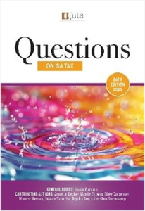 [9781998963782] Questions on SA Tax (2025) TX Revision KIT SA Variant